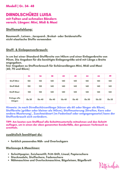 patternlove dirndlschuerze luisa ebook download 6
